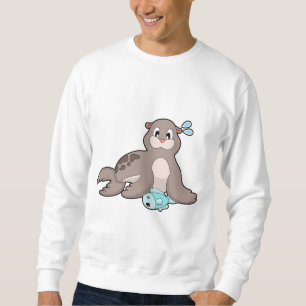 Moletom Foca com Peixe