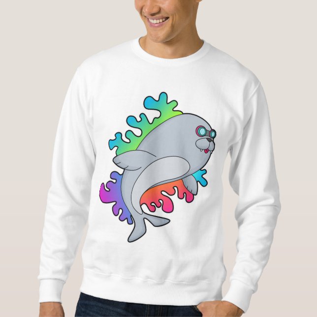 Moletom Foca de Óculos (Frente)