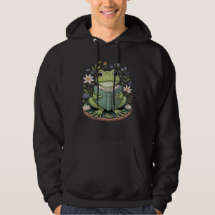 Moletom Fofo Cottagecore Floral Sapo Estético Natureza