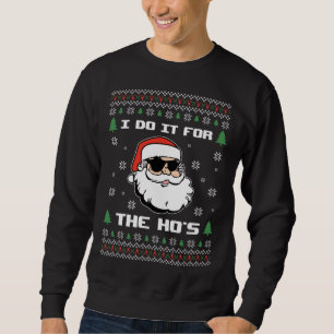 Moletom Fofo de Natal, doce Engraçado Papai Noel Eu Faço
