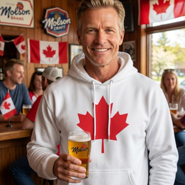 Moletom Folha de Bordo Canadense (Criador carregado)