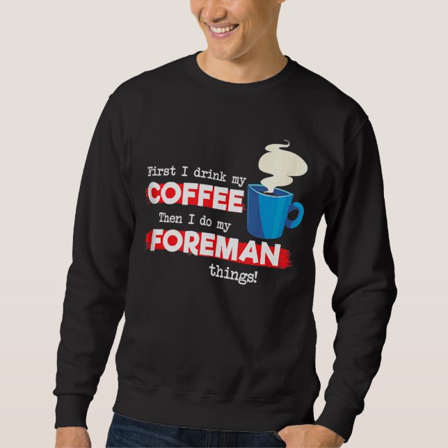 Moletom Foreman e Café Apreciação Dizendo (Frente)