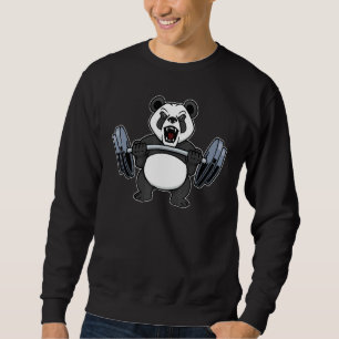 Moletom Formação Muscular de Elevação de Panda Formação de