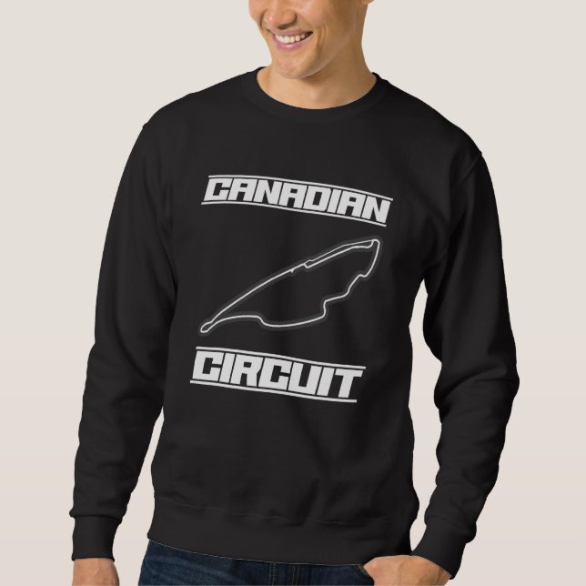Moletom Fórmula de Circuito Canadense Ones Fan Racing Car  (Frente)