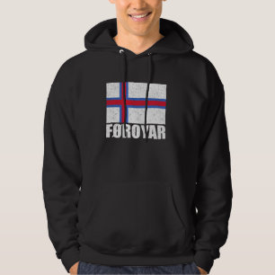 Moletom Føroyar Flag Grunge Vintage Souvenir Ilhas Faroé