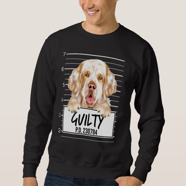 Moletom Foto do Clumber Spaniel Culpado (Frente)