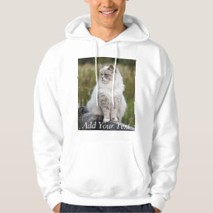 Moletom Foto personalizada e nome personalizados do Cat Lo