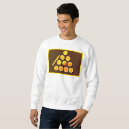 Moletom Foto "Triângulo de Metade Laranjas". Compre agora