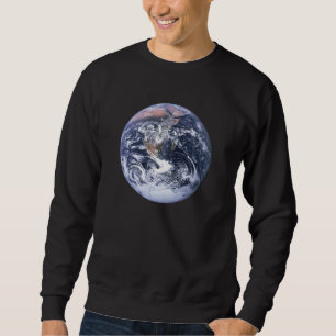 Moletom Foto Vintage Blue Marble Earth
