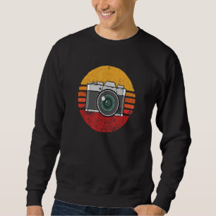 Moletom Fotografia com fotografia retrorgráfica da câmera 