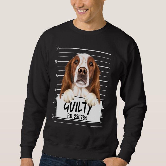 Moletom Fotografia de Irish Red And White Setter Culpado C (Frente)