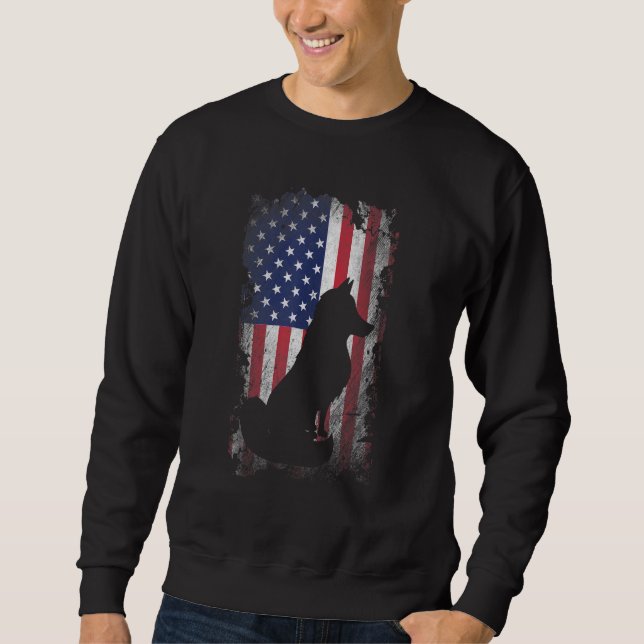 Moletom Fox American Flag Orud Usa Patriota Fox (Frente)