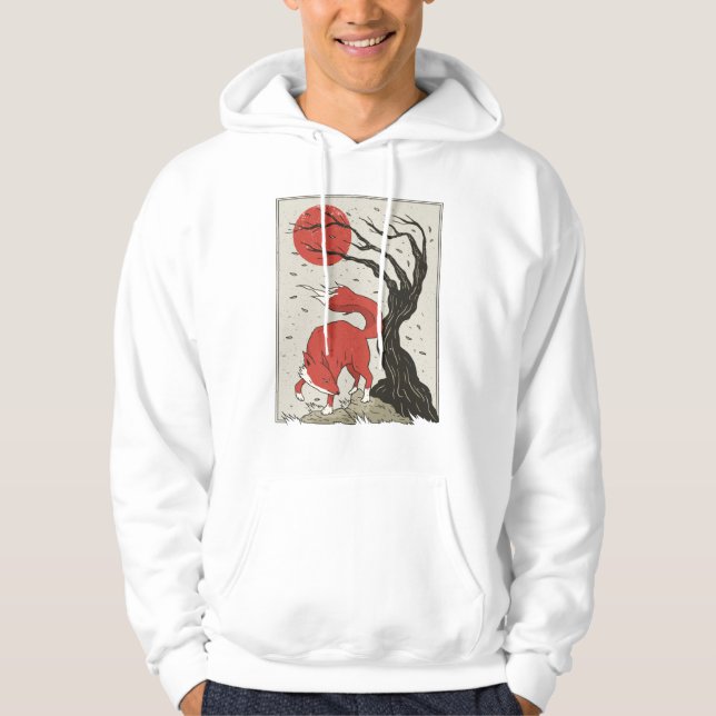Moletom Fox Art Japonês (Frente)