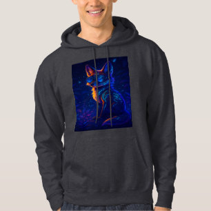 Moletom Fox Cyberpunk na Selva de Neon - Futuro Brilho