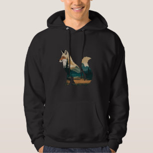 Moletom Fox Forest Art Mountain Animal Fox Nature