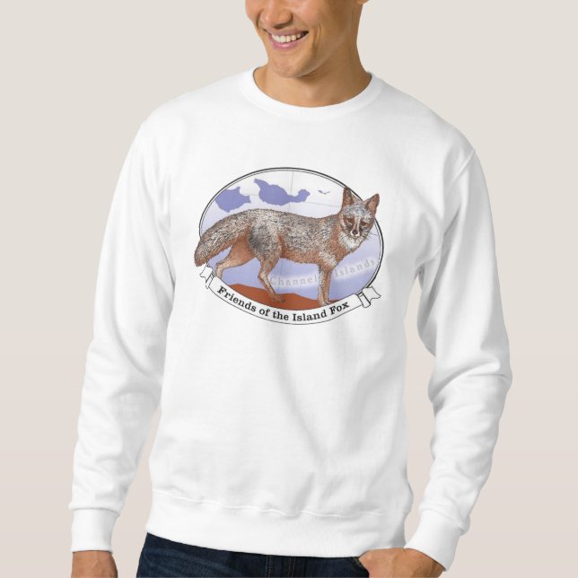 Moletom Fox Logo White Island (Frente)
