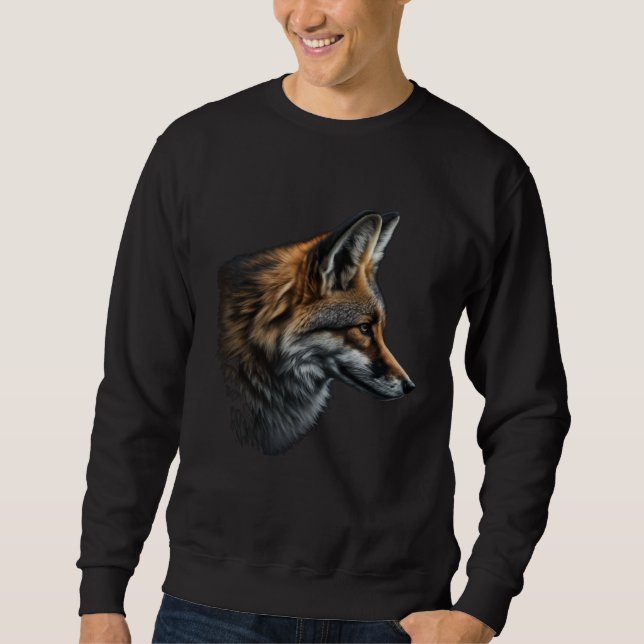 Moletom Fox motif animal  animal print fox  1 (Frente)
