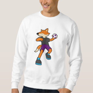 Moletom Fox no jogador de Handball com Handball