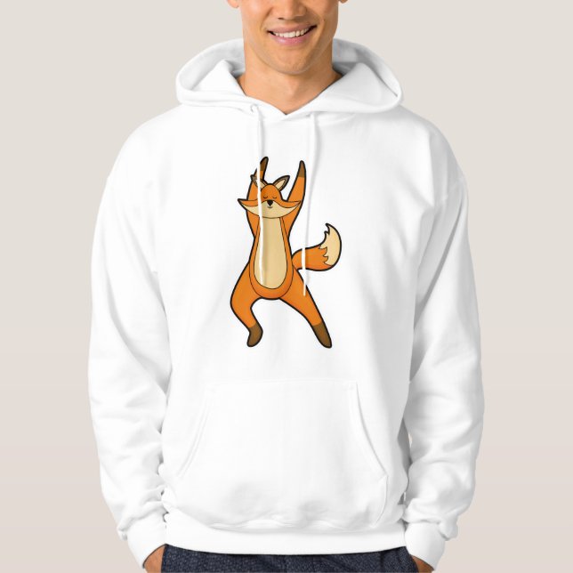 Moletom Fox no Yoga Stretching (Frente)