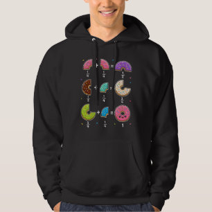 Moletom Frações de Donut Humor de Aprendizado de Matemátic