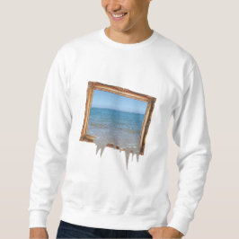 Moletom Frame Oceano de Espelhamento Fora da Imagem