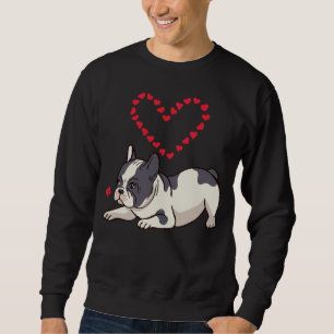 Moletom Francês Bulldog Mãe Francês Amor Cachorro Cora