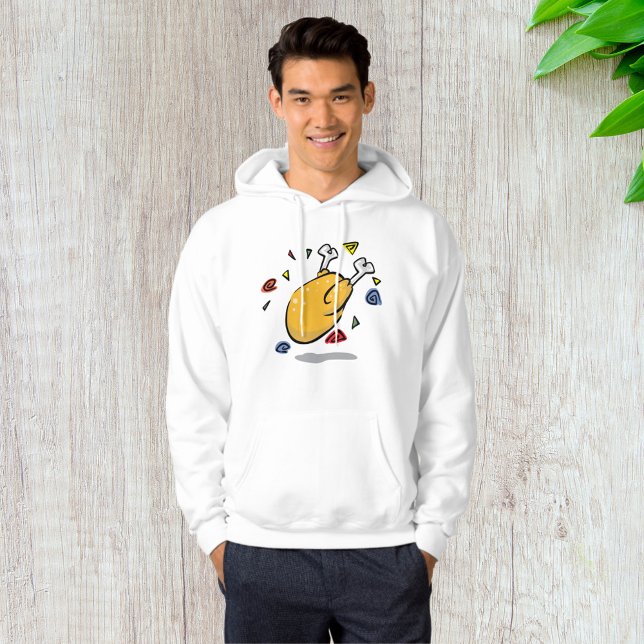 Moletom Frango Assado de Desenho Animado Engraçado Caindo (Criador carregado)