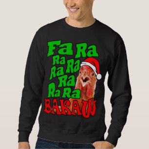 Moletom Frango de Natal Caroling Fa Ra Ra Feia Natal Feio