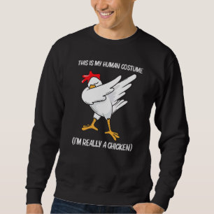 Moletom Frango legal Para Homens Mulheres A Dabitar De Mos