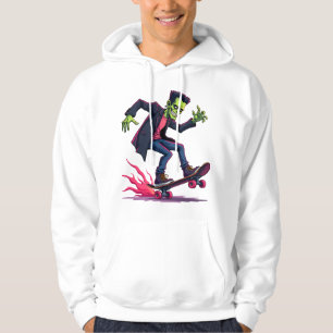 Moletom Frankenstein Skater � Roupas de Rua de Halloween L