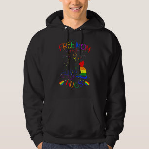 Moletom Free Mãe Hugs Lgbt Cat Orgulho gay Rainbow