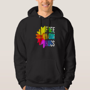 Moletom Free Mãe Hugs Orgulho gay Lgbt Daisy Rainbow Flowe