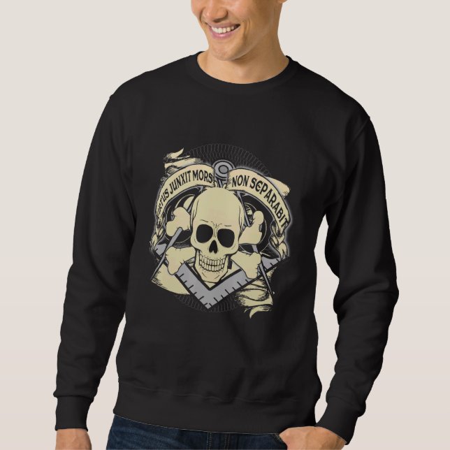 Moletom Freemason Lodge Masonic Skull Masonry Master Mason (Frente)