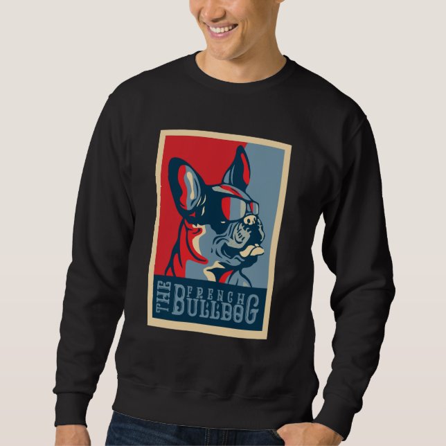 Moletom French Gift | Bonito Amor O Bulldog Francês (Frente)