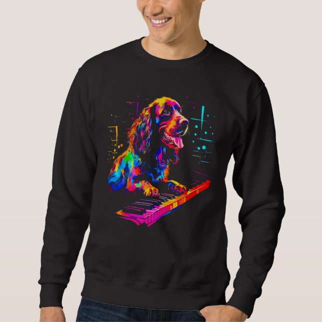 Moletom French Spaniel Dog Piano (Frente)