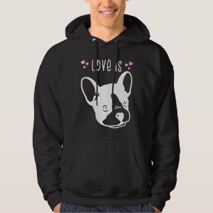 Moletom Frenchie Love é francês Bulldog bonito