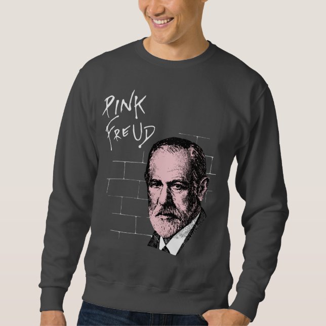 Moletom Freud cor-de-rosa Sigmund Freud (Frente)