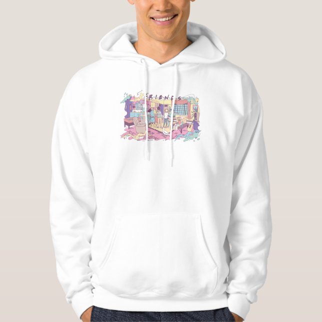 Moletom FRIENDS™ | Apartamento Cartoon (Frente)
