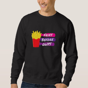 Moletom Fries Antes De Caras, Fritas Francesas Engraçadas,