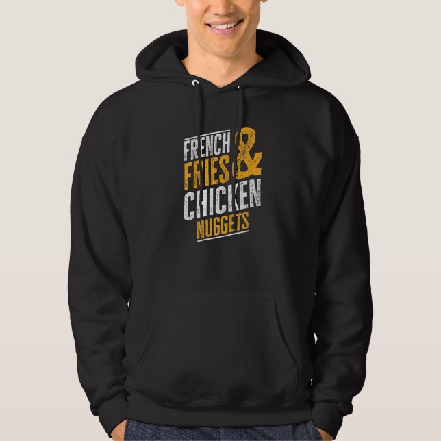 Moletom Fritas Francesas E Nuggets De Frango (Frente)
