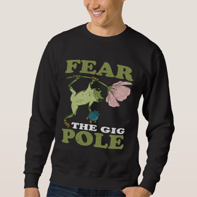 Moletom Frog Hunting Fear The Gig Pole Frog Catching (Frente)