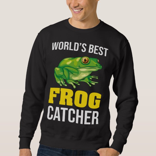 Moletom Frog Owners Frog Catching World s Best Frog Catche (Frente)