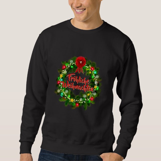 Moletom Frohe Weihnachten Christmas (Frente)