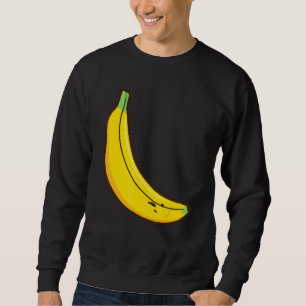 Moletom Fruta de Banana Cuja Figurina Banana Vegan L