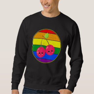 Moletom Fruta De Cereja Lgbtq Orgulho Para Adolescentes Ra