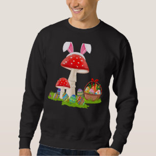 Moletom Fruta De Cogumelo Páscoa Ovo Caça Cogumelo E