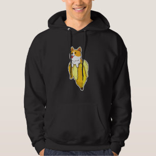 Moletom Fruta de Proprietário do Banana Welsh Corgi Cute D