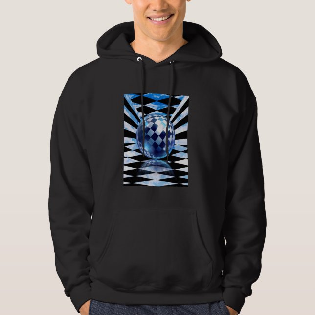 Moletom Frutiger Aero Aestic Tech Checkered Room Orb Sk (Frente)