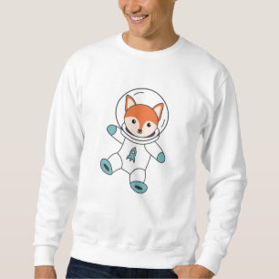 Moletom Fuchs Voa No Espaço Como Um Foguete Astronauta