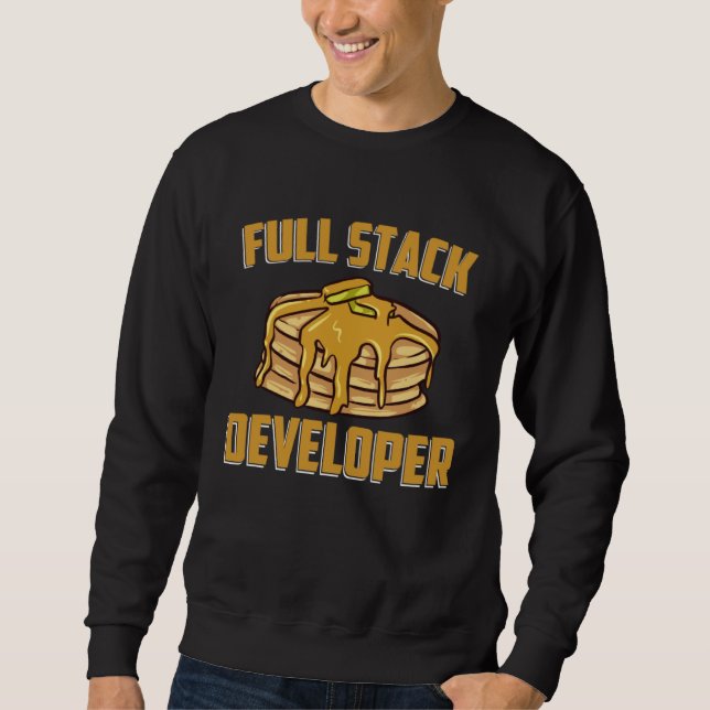 Moletom Full Stack Developer  Programming Coding Geek (Frente)